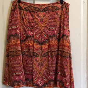 Printed skirt